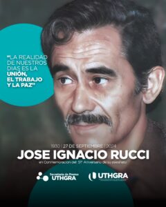 51° aniversario del fallecimiento del compañero José Ignacio Rucci