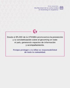 Compromiso constante del IPLIDO en la lucha contra el Grooming