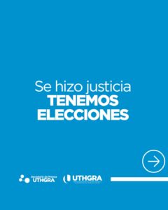 ¡¡¡Se hizo justicia, tenemos elecciones!!!